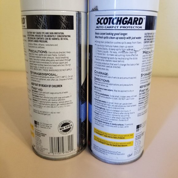 2 Scotch-Gard 14 Oz. Auto Interior Carpet Protector‎ Triple Action - Picture 3 of 7